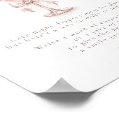 Pink Martini Girl Baby Shower Late Night Diapers ポスター (角)