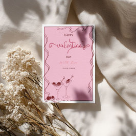 Pink Martini Glasse – Valentine’s Day Party  シーズンカード