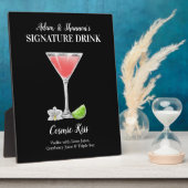 Pink Martini ・ PERSONALIZE this Signature Drink フォトプラーク (側面)