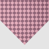 Pink Mauve Checkerboard Checkered Girly Retro Y2K 薄葉紙 (詳細)