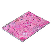 Pink Maximalist Abstract: Raspberry Sundae ノートブック (左側)