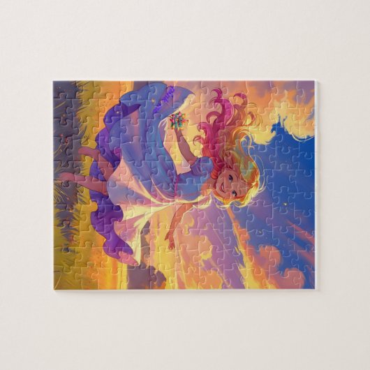 pink me field ジグソーパズル (横)