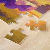 pink me field ジグソーパズル (側面)