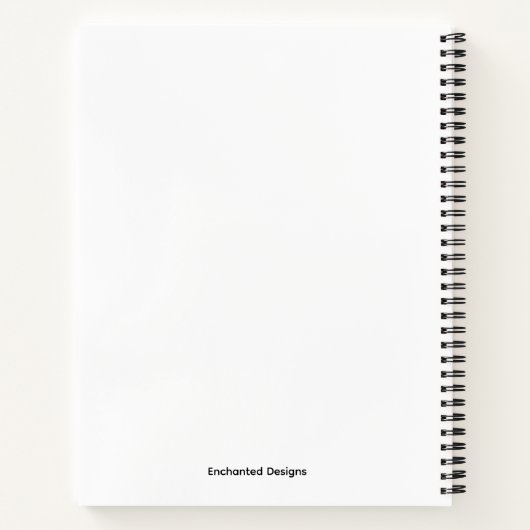 Pink Meadow Serenity Notebook ノートブック (裏面)