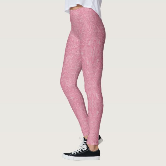 Pink Medallion Leggings レギンス (左)
