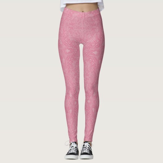 Pink Medallion Leggings レギンス (正面)