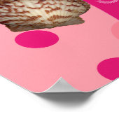 Pink Merfaery and Dolphin Print ポスター (角)