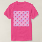 Pink mermaid scales tシャツ (デザイン正面)