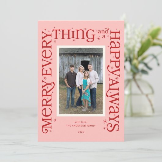 Pink Merry Everything and a Happy Always シーズンカード (スタンド正面)