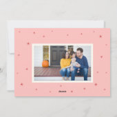 Pink Merry Everything and Happy Always Photo シーズンカード (裏面)