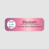 Pink Metal Companyフェイクがロゴをブランド化 名札 (正面)