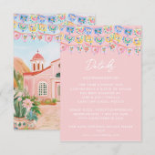 Pink Mexico Destination  出欠カード (正面/裏面)