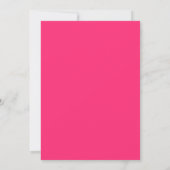 Pink Minimalist 30th Birthday Thank You Cards    サンキューカード (裏面)