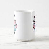 Pink Minion Cartoon Fanart コーヒーマグカップ (中央)