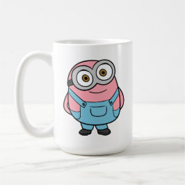 Pink Minion Cartoon Fanart コーヒーマグカップ