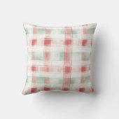 Pink Mint Cream Dots & Bows Christmas   クッション (裏面)