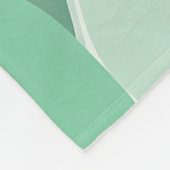 Pink Mint Green Melting Drip Pattern Abstract  フリースブランケット (角)