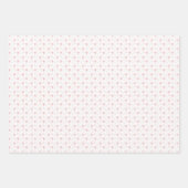Pink/Mint Holiday Wrapping Paper Sheets ラッピングペーパーシート (正面3)