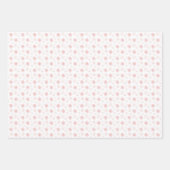 Pink/Mint Holiday Wrapping Paper Sheets ラッピングペーパーシート (正面3)