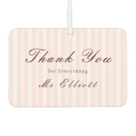 Pink Mist - Personalised Thank You Air Freshener カーエアーフレッシュナー