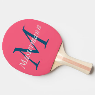 Pink mit Monogramm 卓球ラケット