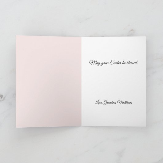 Pink Mix Plaid カード (内部)