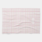 Pink Mix Plaid キッチンタオル (横)