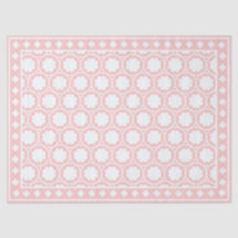 Pink Modern Bone Inlay Decoupage Paper