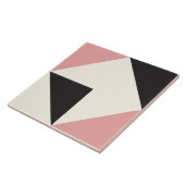Pink Modern Geometric Shape Pattern タイル (側面)