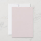 Pink Modern, Simple 30th Birthday Invitation 招待状 (裏面)