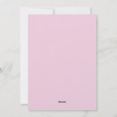 Pink Modern Tassel Grad Party Invitation 招待状 (裏面)