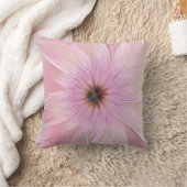 Pink Modern Valentine Flower Pillow クッション (ブランケット)