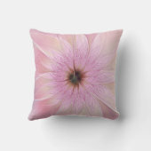 Pink Modern Valentine Flower Pillow クッション (裏面)