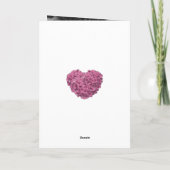 Pink Mom最高の Everフローラ写真Happy Mother's Day カード (裏面)