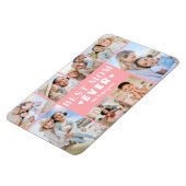 Pink Mom Photo Collage マグネット (左側)