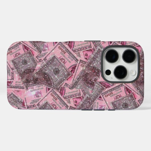 Pink Money Aesthetic Phone Case 💸💖 Case-Mate iPhoneケース (裏面 (横))