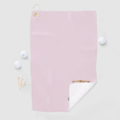 Pink Monogram Personalized Design Custom Gift ゴルフタオル (インサイチュ)
