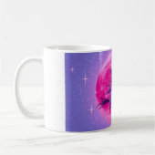 Pink Moon Witch Mug | Cute Magical Halloween Cup コーヒーマグカップ (左)