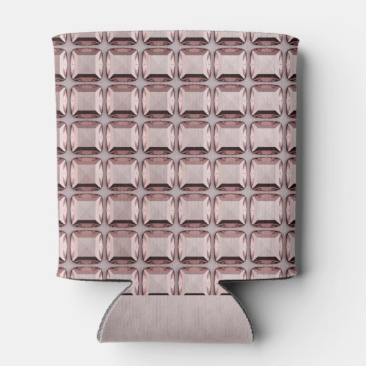 Pink Morganite Gemstones 缶クーラー (裏面)