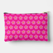 Pink Moss Rose Seamless Pattern Pouch アクセサリーポーチ (裏面)