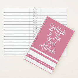 Pink Motivational Spiral Notebook ノートブック