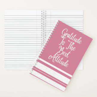Pink Motivational Spiral Notebook ノートブック