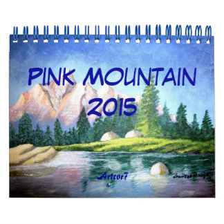 Pink Mountain's 絵画 2016 Calendar Small 2ページ カレンダー