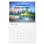 Pink Mountain's 絵画 2016 Calendar Small 2ページ カレンダー (3月 2026)