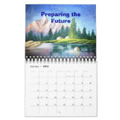 Pink Mountain's 絵画 2016 Calendar Small 2ページ カレンダー (1月 2026)