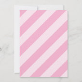 Pink Movie Night Party Birthday 招待状 (裏面)