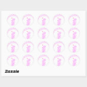 Pink, Music notes of Love_ ラウンドシール (シート)