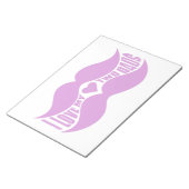 Pink Mustachsのメモ帳カスタム ノートパッド (アングル)