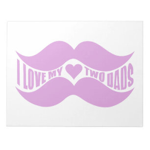 Pink Mustachsのメモ帳カスタム ノートパッド