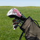 Pink Name Monogram ゴルフヘッドカバー (インサイチュ)